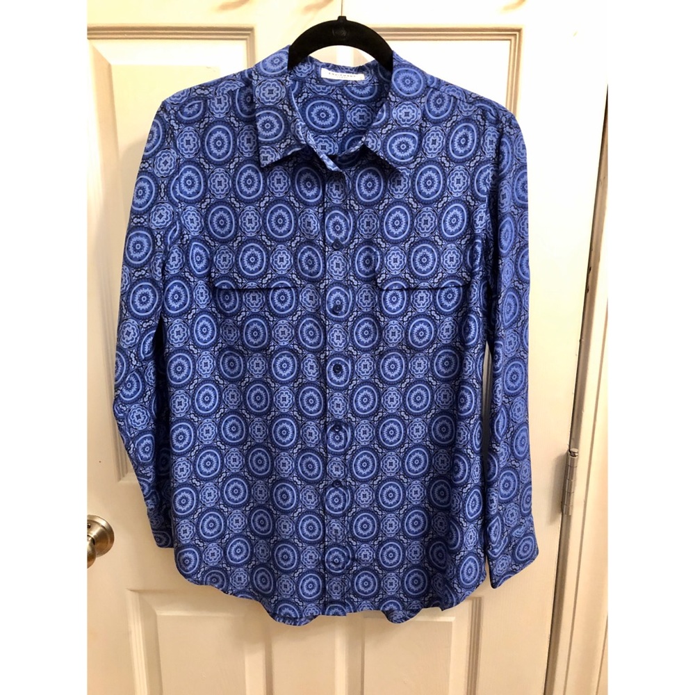 Silk Equipment Blouse
